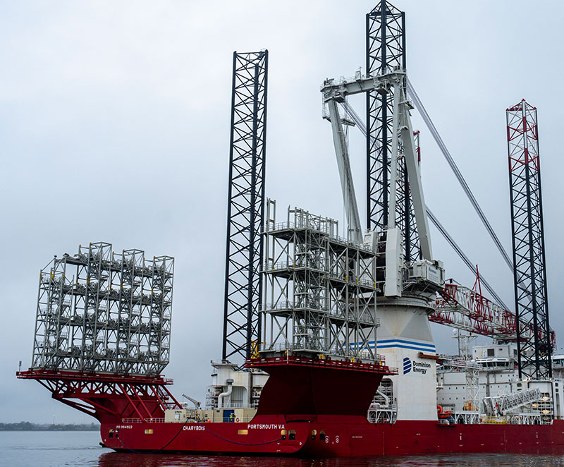 Charybdis Arrives at Portsmouth Marine Terminal
