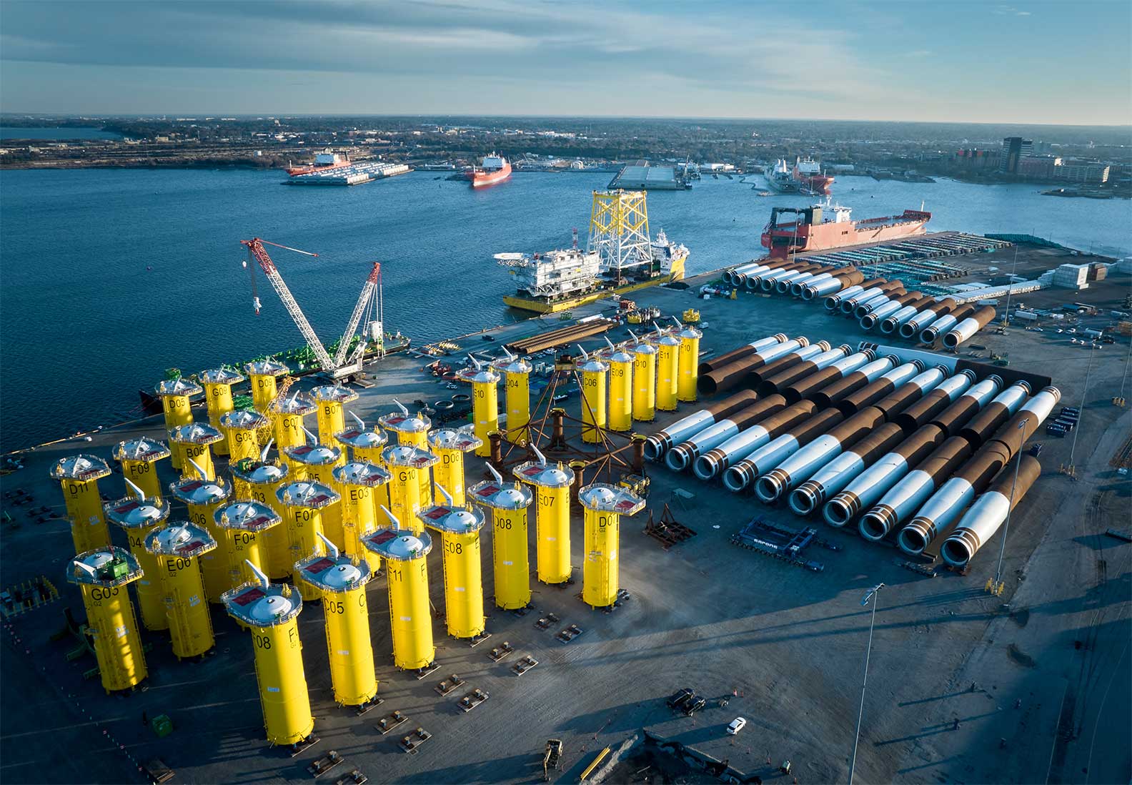 Offshore construction work