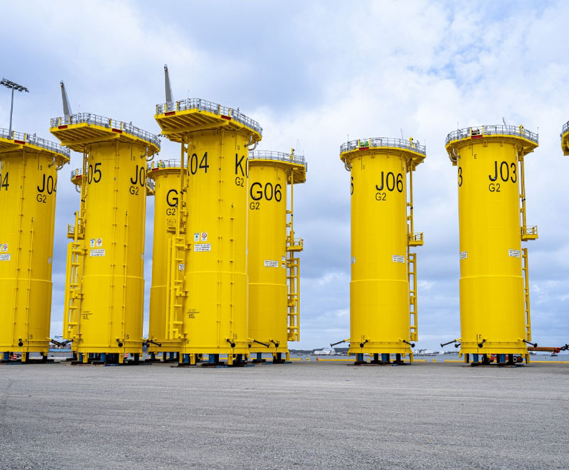 Components arriving to Hampton Roads