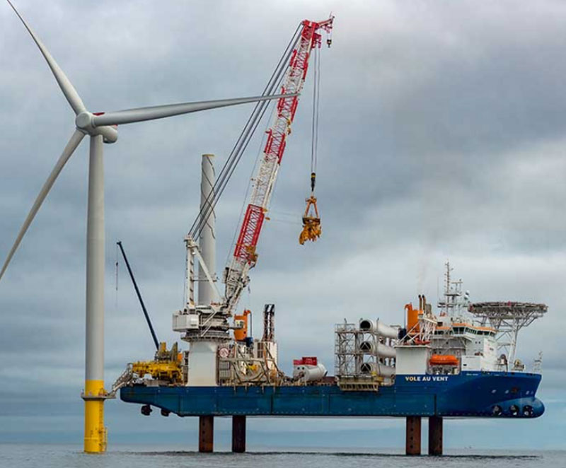 Construction on windmills continuing