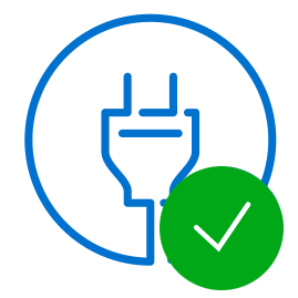 Electrical cord icon